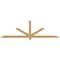 Ekena Millwork Kennewick Timber Gable Bracket, Western Red Cedar, 96"W x 28"H x 1 1/2"D x 3 1/2"F, 7/12 Pitch GBW096X28X0204KEN00SWR - alternate 1
